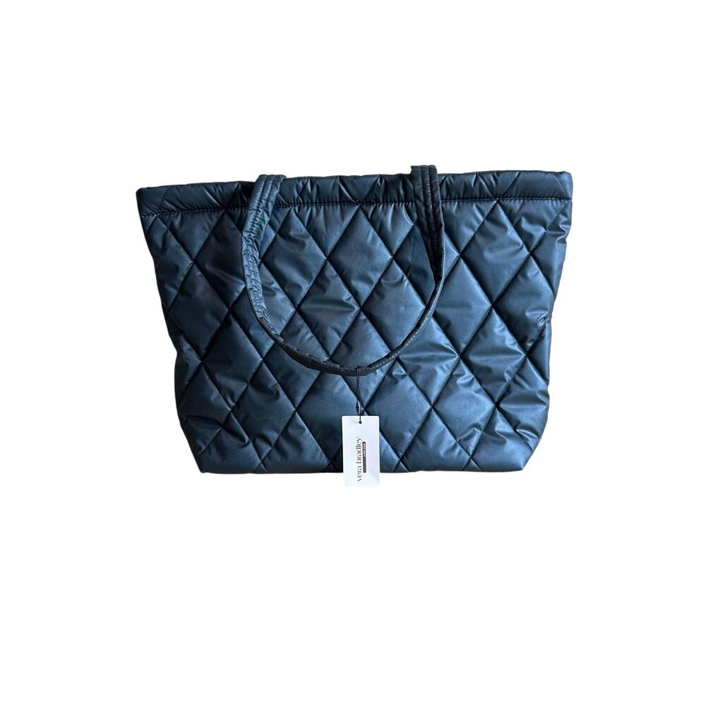 Vera Bradley East West Tote Ultra Light Peacoat Navy NEW